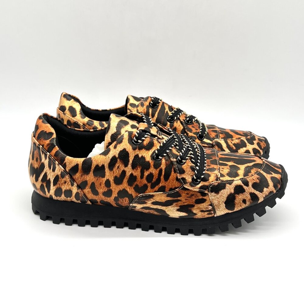 Katy Perry Womens‎ Size 7 7M The Lilia Leopard Animal Print Sneakers Shoes
